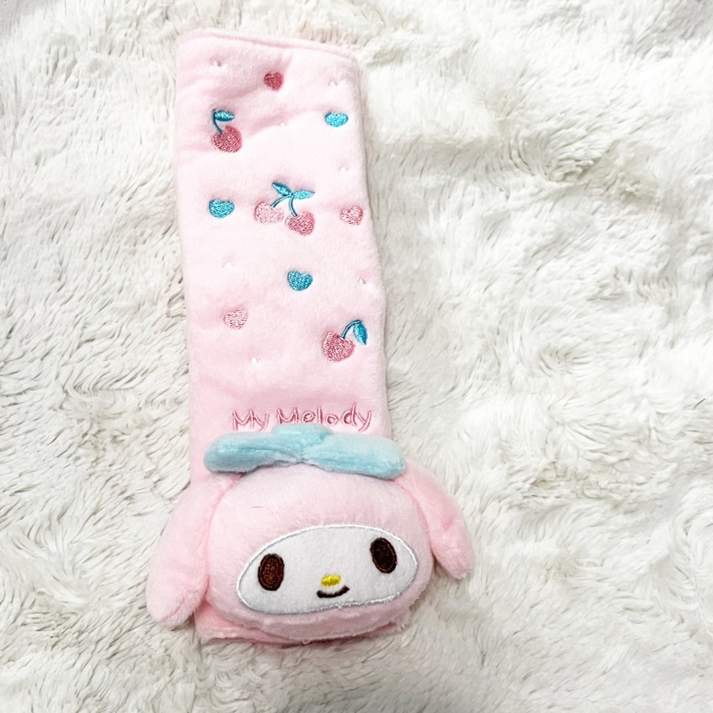 My Melody Pink Car Seat Belt Cushions Shoulder Pad